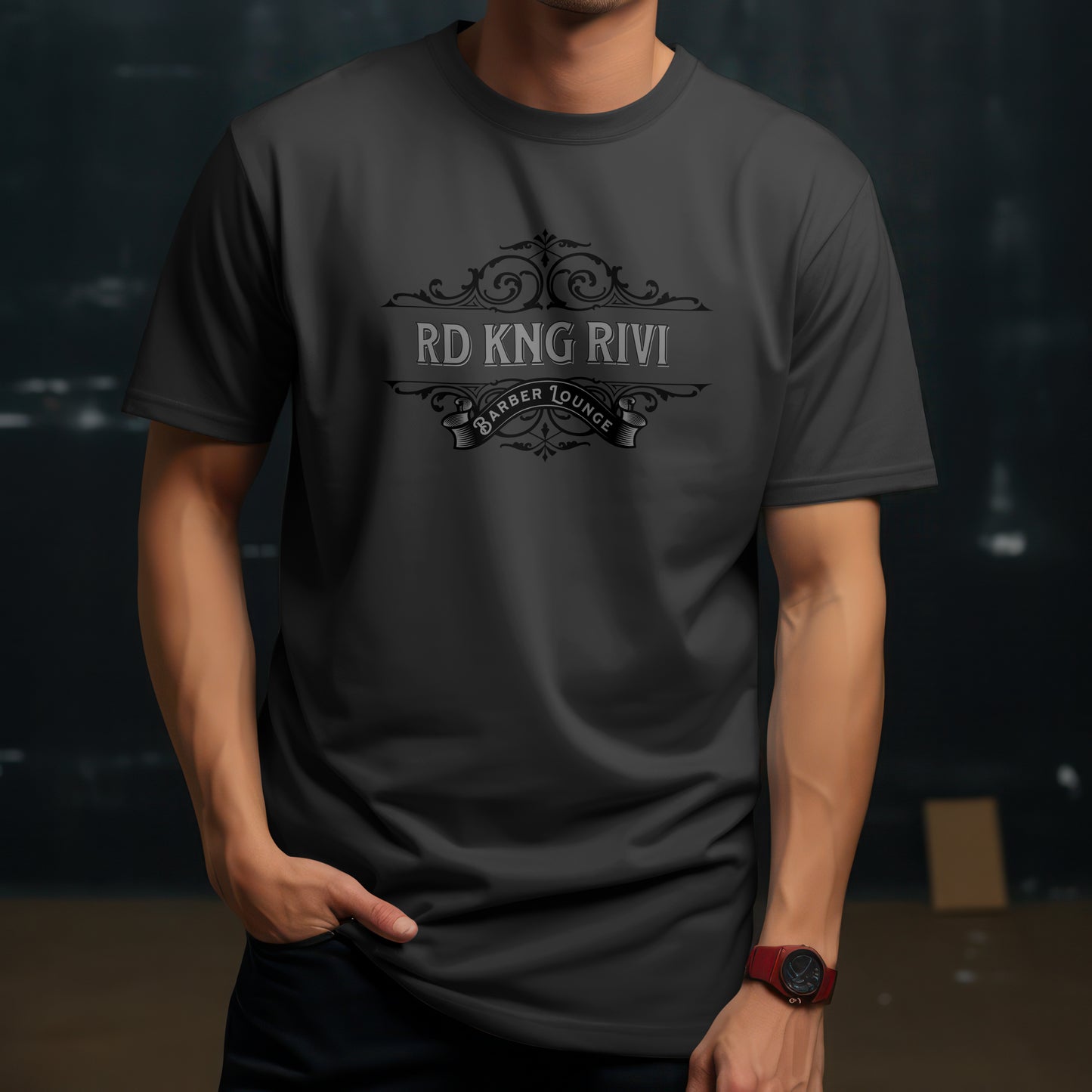 RD KNG RIVI - Barber Lounge Tee