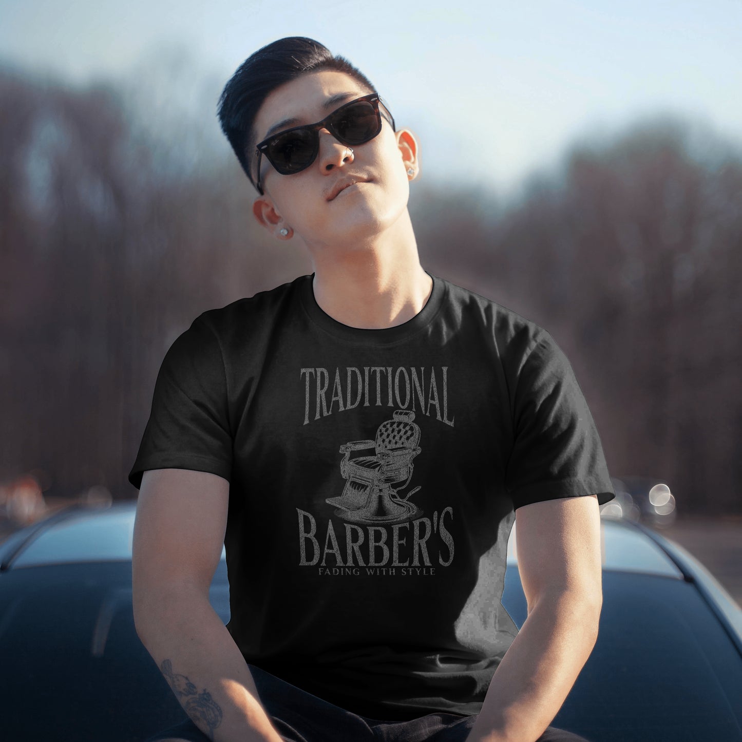 Traditional Tonsorial Tee Top