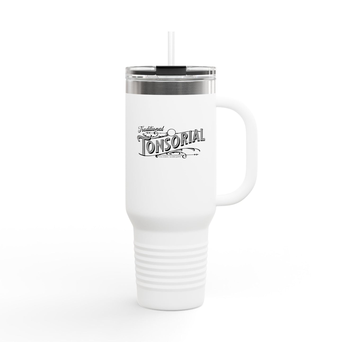 40oz Travel Mug - Traditional Tonsorial Design