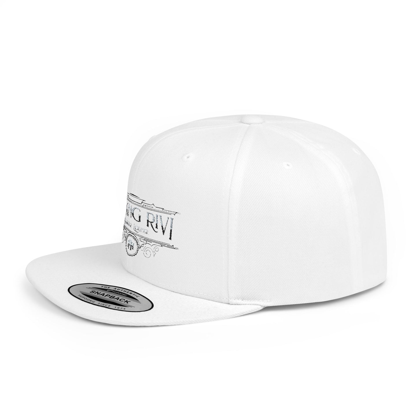 Flat Bill Snapback Hat - Stylish Streetwear Cap