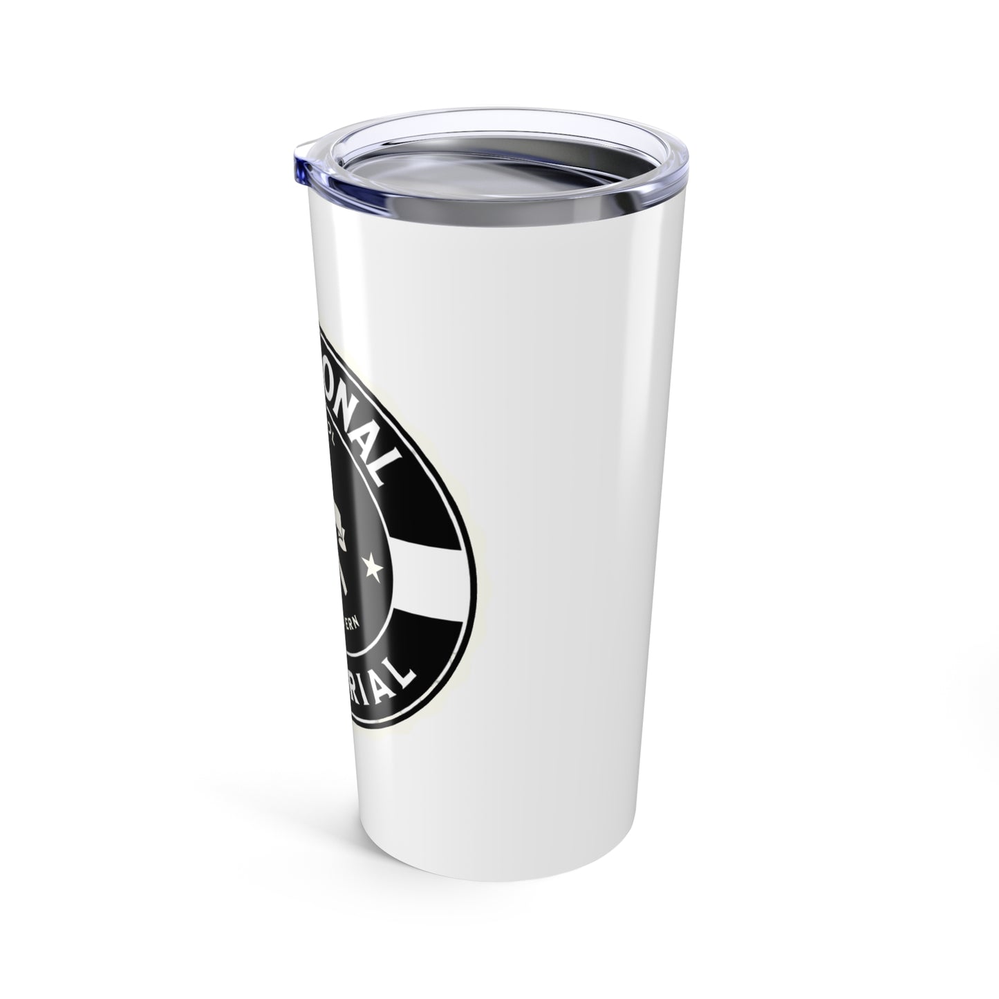 20oz Traditional Tonsorial Tumbler - Retro Barber Style Travel Mug