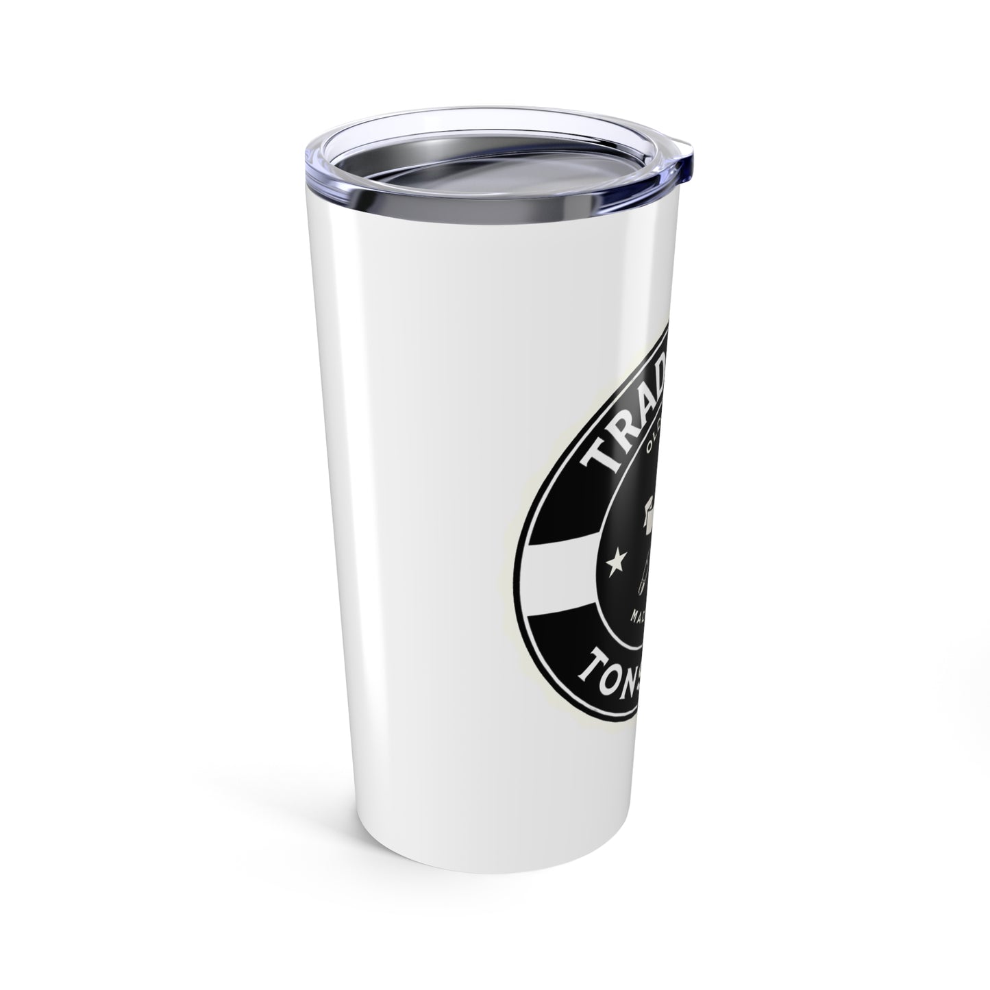 20oz Traditional Tonsorial Tumbler - Retro Barber Style Travel Mug