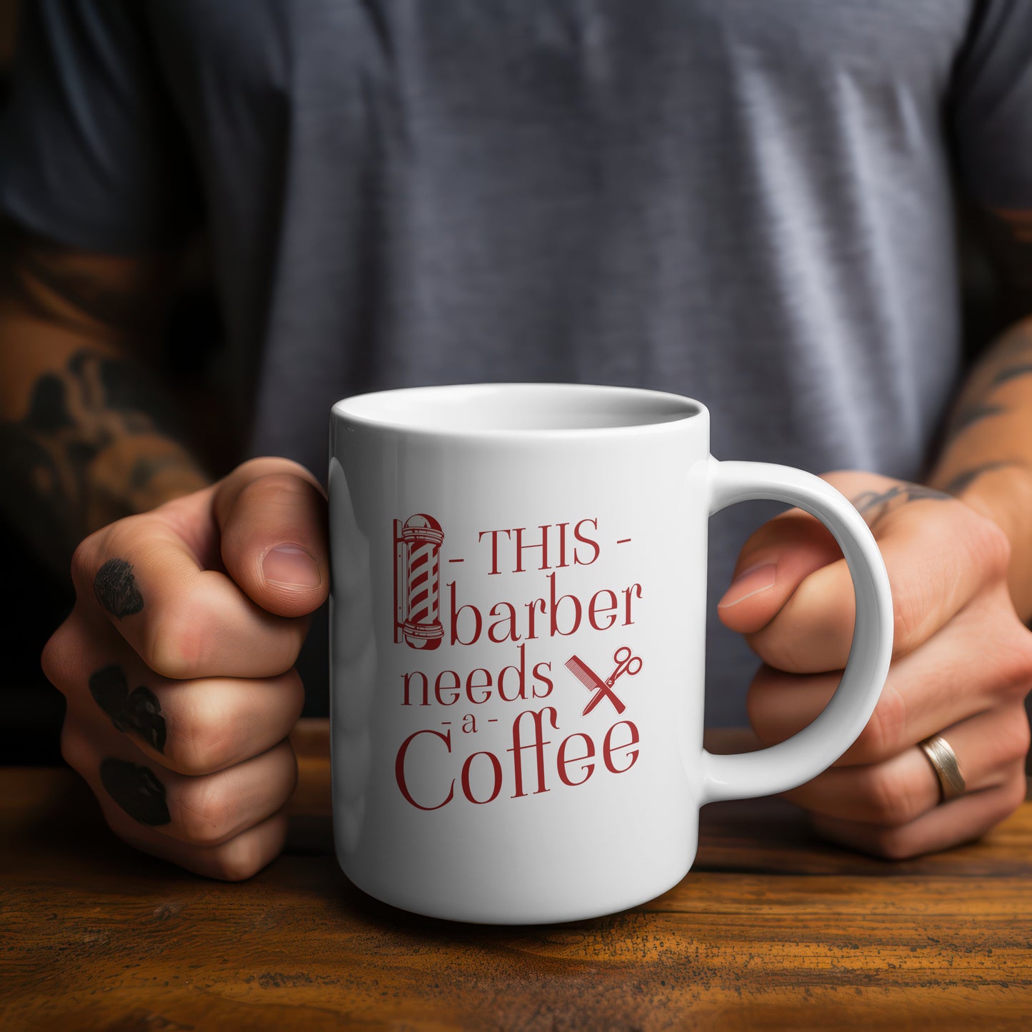 Rd Kng Rivi - Barber Mug